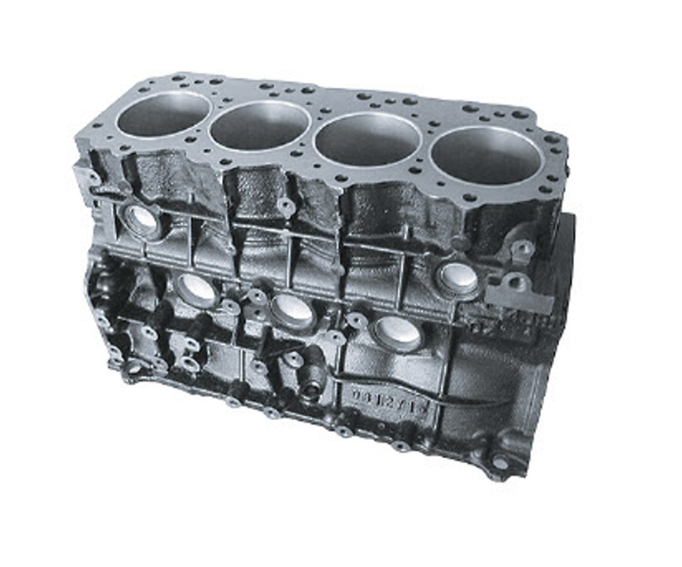 Engine cylinder block的加工样品图
